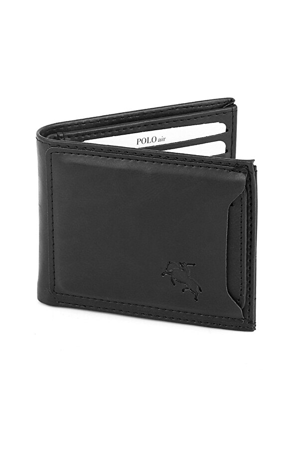 Erkek Spor Cüzdan Kartlık Siyah