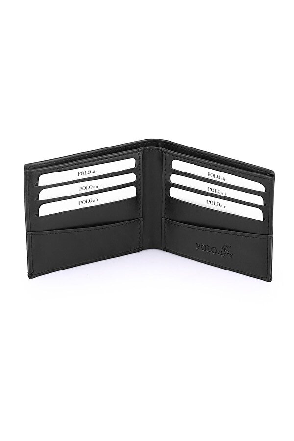 Erkek Spor Cüzdan Kartlık Siyah
