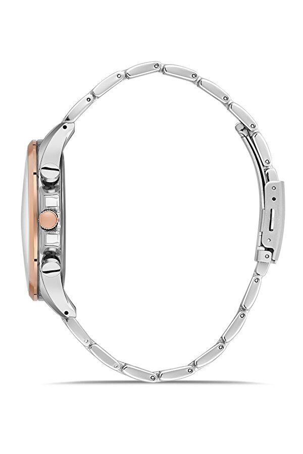 Erkek Kol Saati Romen Rakamlı Gümüş-Mavi PL-0853E2x