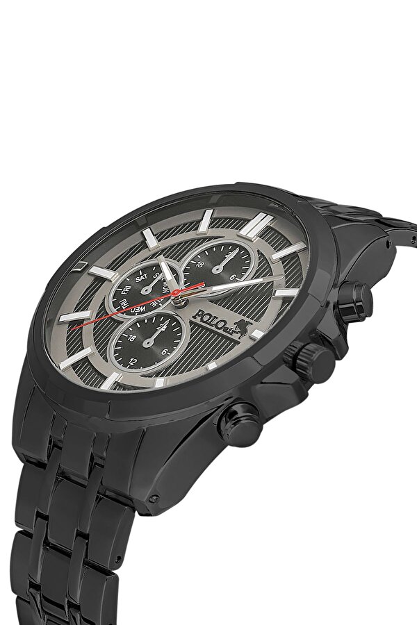 Erkek Kol Saati Cüzdan Kemer Kartlık Çakmak Kombin Siyah Set PL-0856E1