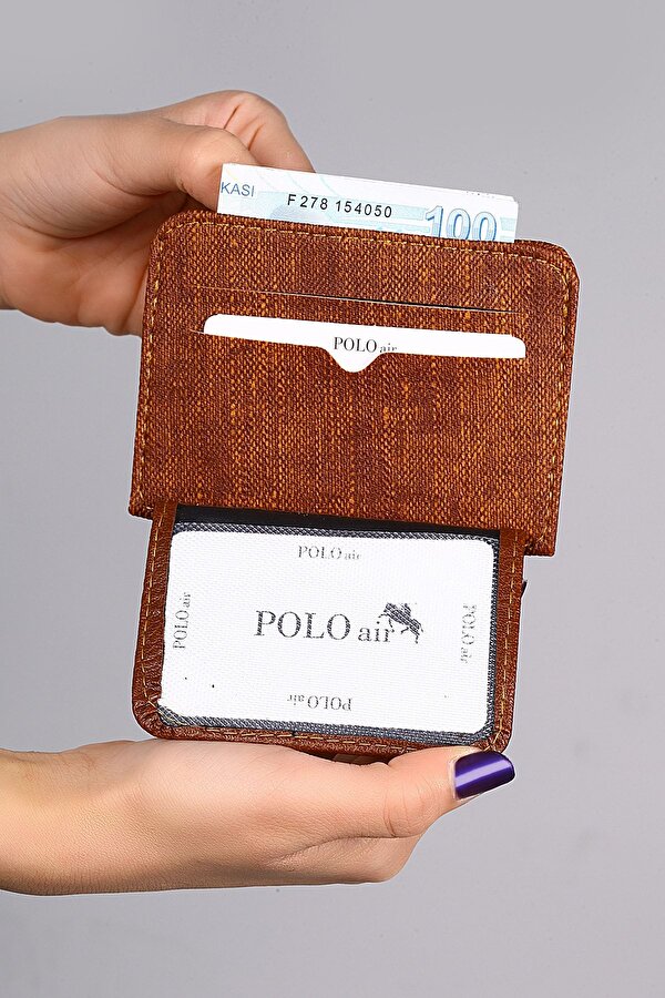 Erkek Kot Desenli Spor Kartlık Taba