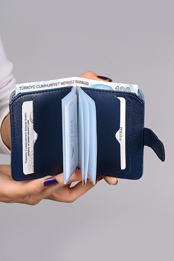 Erkek Kot Desenli Spor Kartlık Lacivert