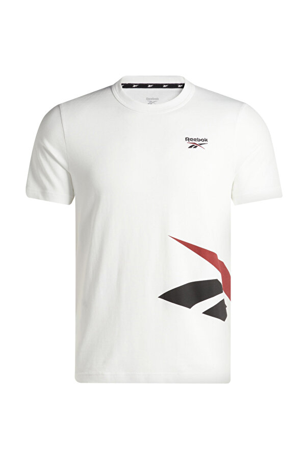 RI CROSS CHECK TEE Beyaz Erkek Kısa Kol T-Shirt