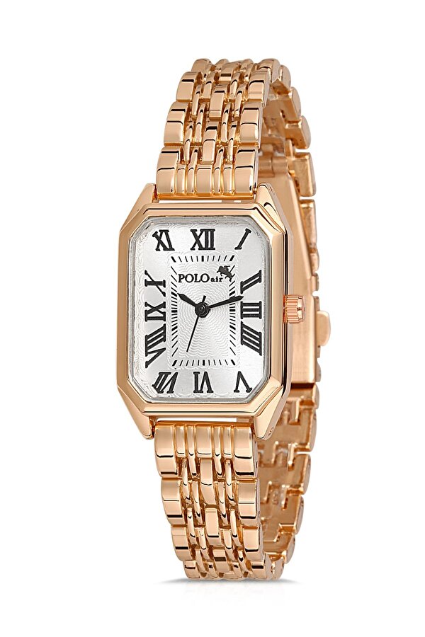 Vintage Romen Rakamlı Kadın Kol Saati Bakır Renk