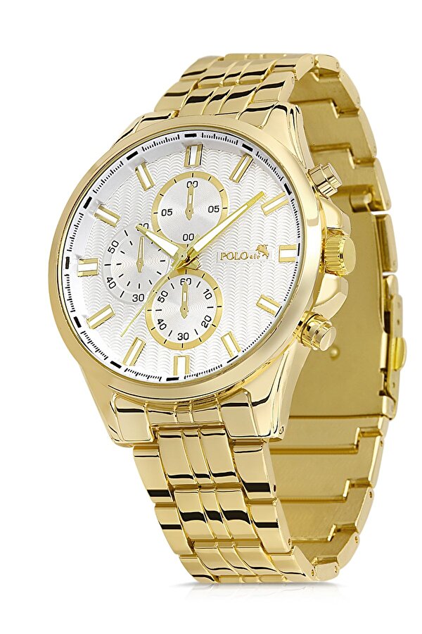 Erkek Kol Saati Kemer Cüzdan Kartlık Parfüm Hediyelik Kutusunda Kombin Sarı Taba Set