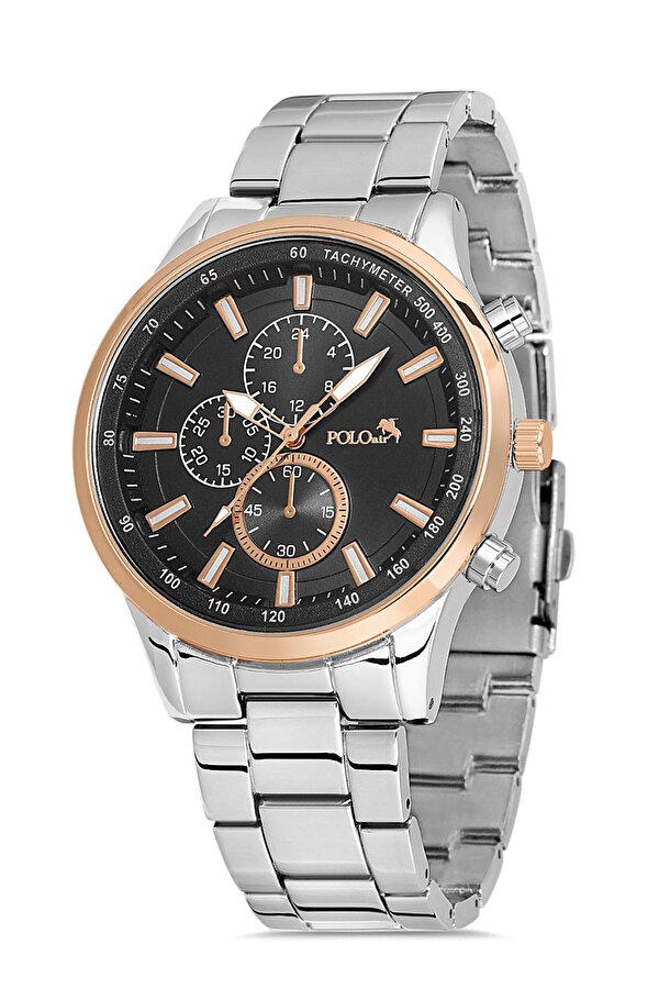 Spor Metal Kordon Erkek Kol Saati Gümüş-Bakır PL-0848E6x