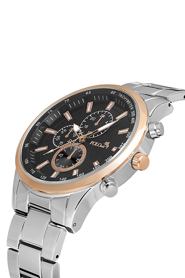 Spor Metal Kordon Erkek Kol Saati Gümüş-Bakır PL-0848E6x