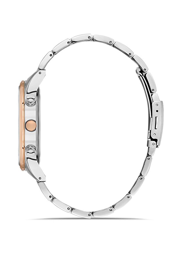 Spor Metal Kordon Erkek Kol Saati Gümüş-Bakır PL-0848E6x