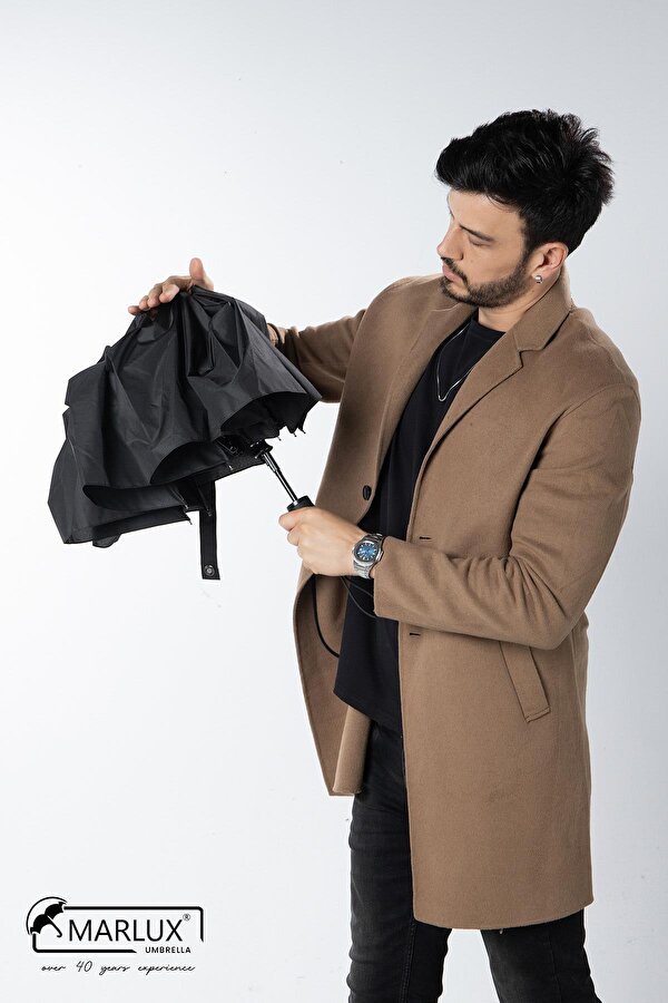 Özel Tasarım Saplı 8 Telli Rüzgara Dayanıklı Kırılmaz Premium Tam Otomatik Şemsiye MPR2005