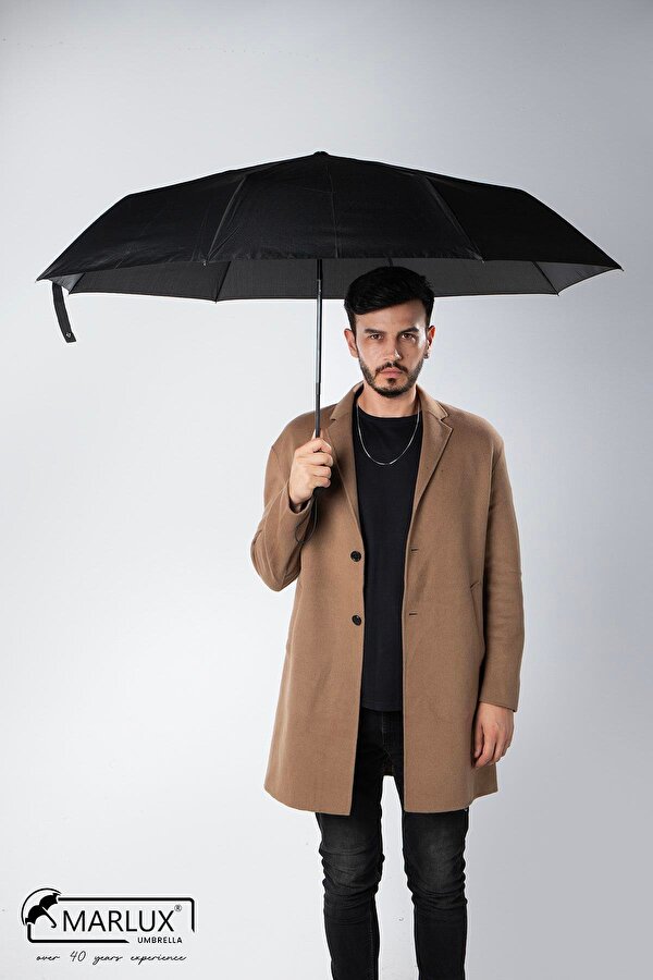 Özel Tasarım Saplı 8 Telli Rüzgara Dayanıklı Kırılmaz Premium Tam Otomatik Şemsiye MPR2005