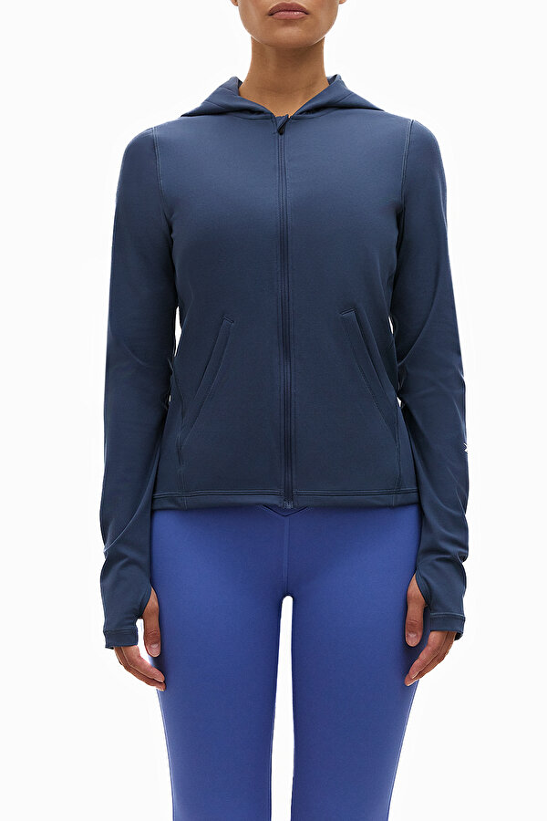 Clothing Reebok Activ Coll Dreamblend Fz Голубой 008