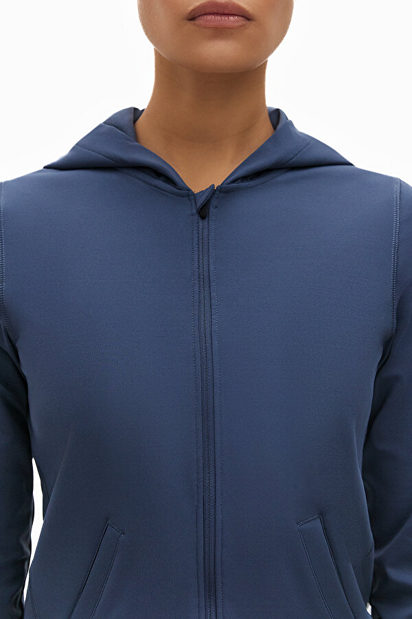 Clothing Reebok Activ Coll Dreamblend Fz Голубой 008