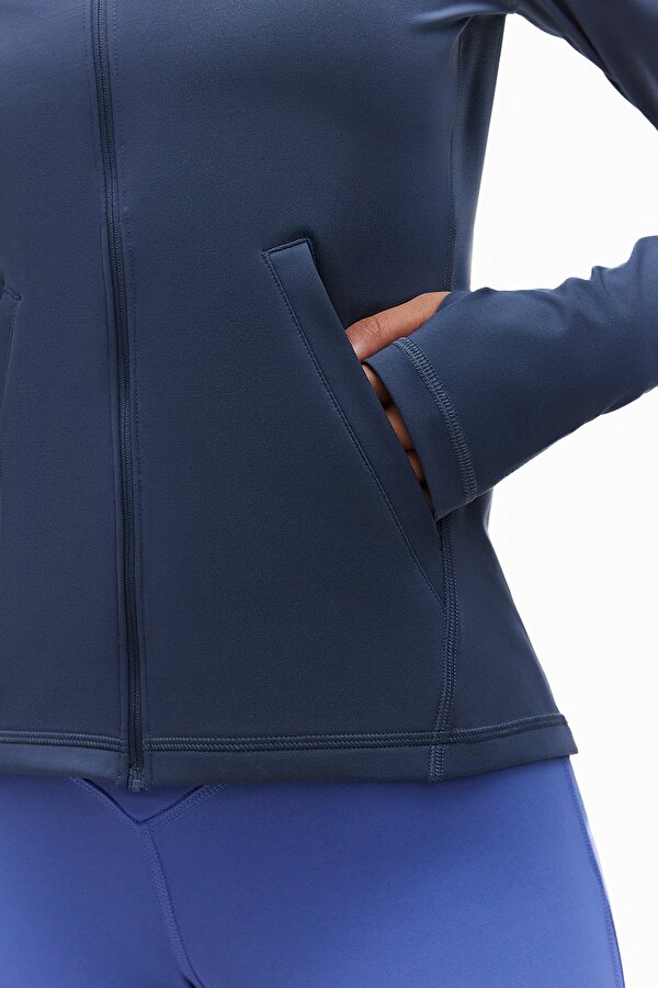 Clothing Reebok Activ Coll Dreamblend Fz Голубой 008