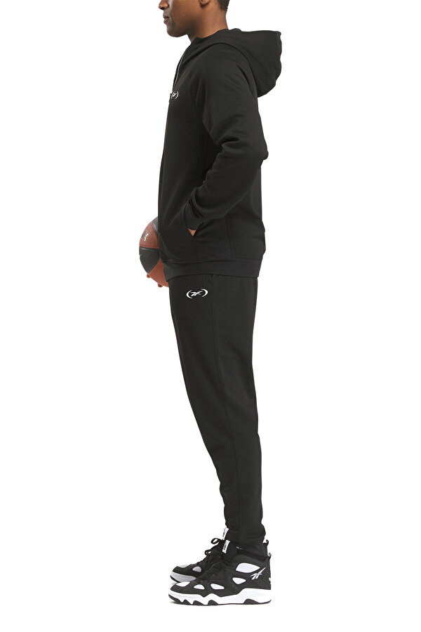 Reebok Reebok Hoopwear Full Zip Черный Мужчина Толстовка На Молнии