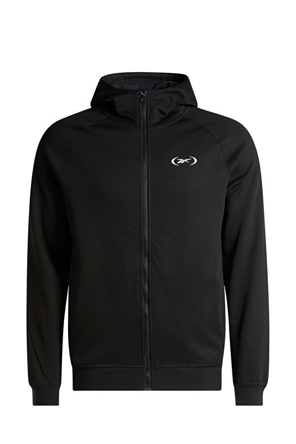 Reebok Reebok Hoopwear Full Zip Черный Мужчина Толстовка На Молнии