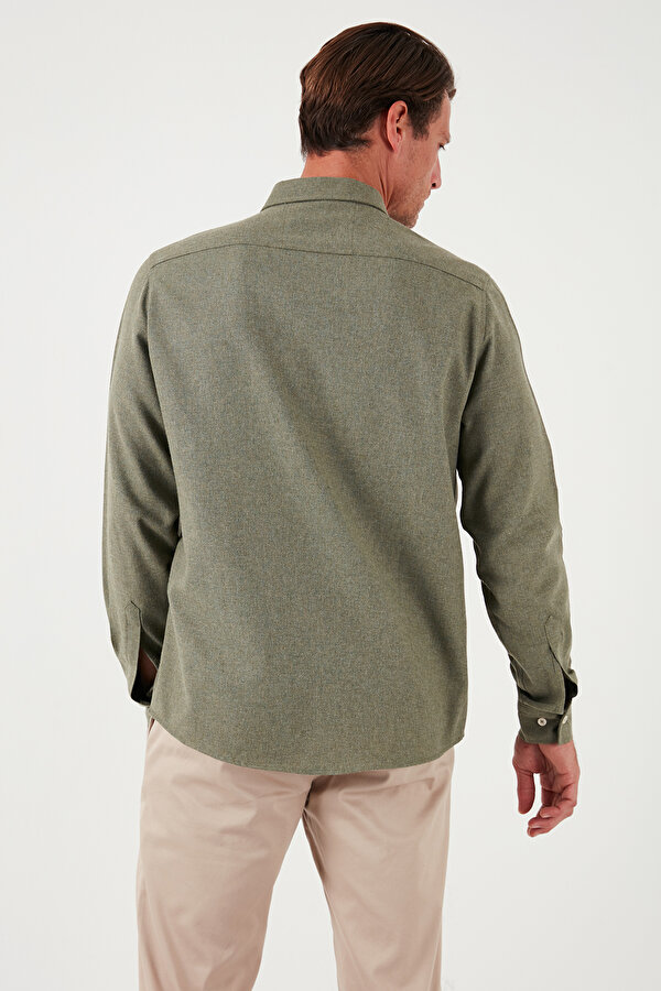 Erkek Gömlek CF24W127079 HAKİ