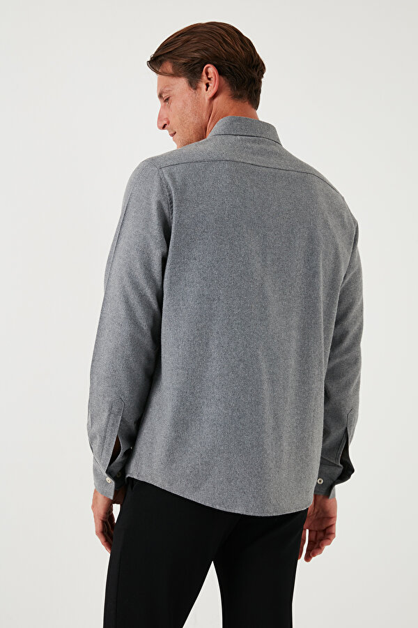 Erkek Gömlek CF24W127079 KOYU GRİ