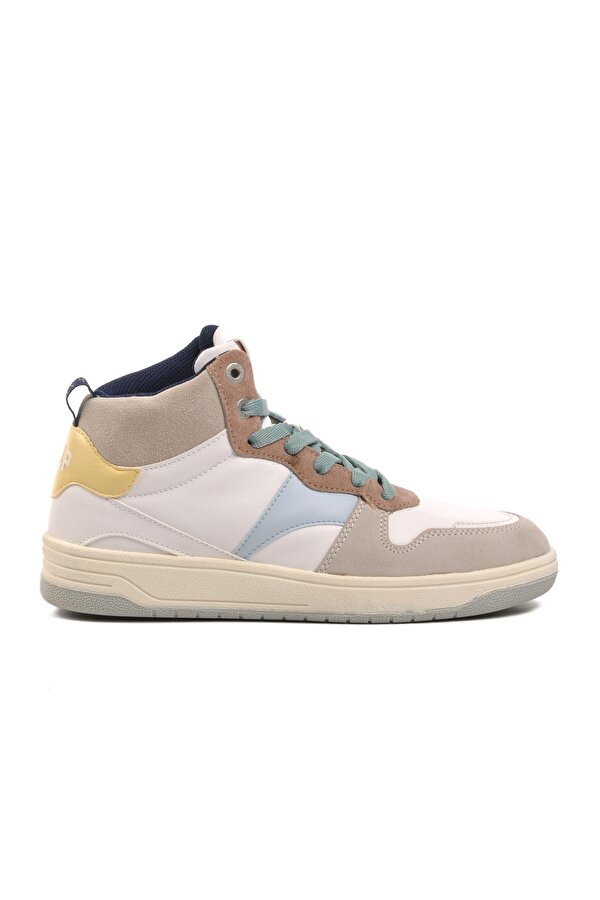 Gp-1029 Beyaz-Gri Unisex Hi Sneaker