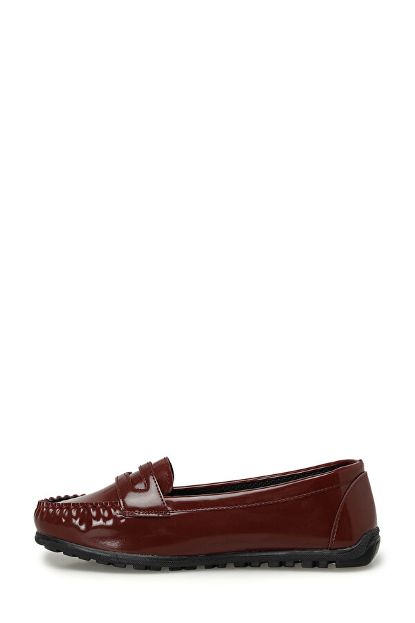 24K-513 4PR Bordo Kadın Loafer