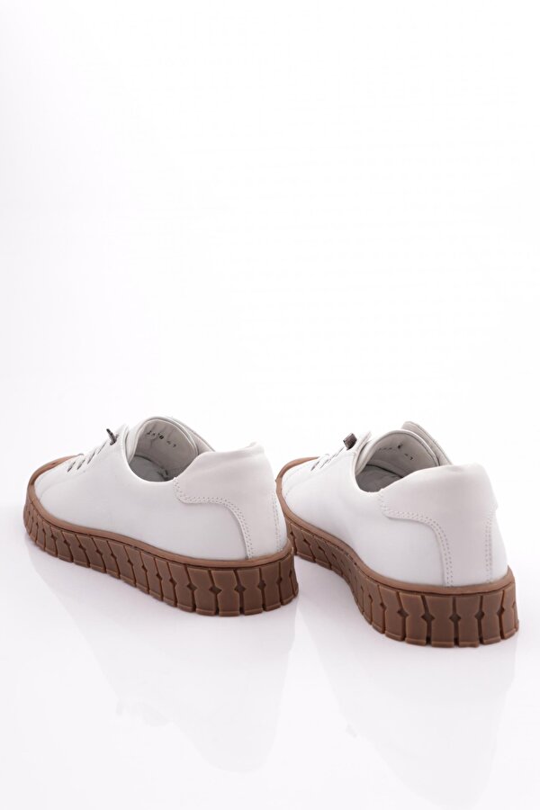 9870 Erkek Kapali Bağcikli Sneaker Ayakkabi