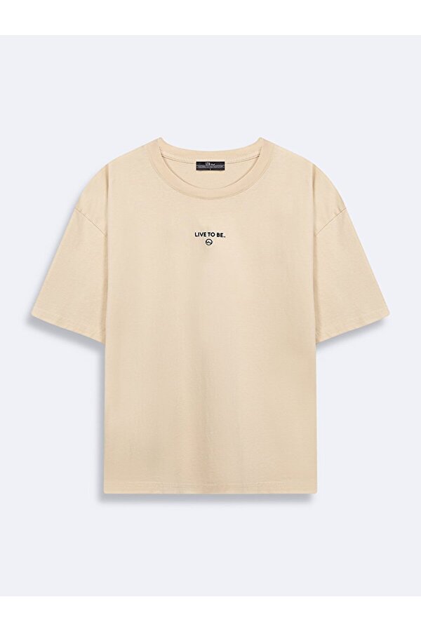 Bej T-shırt