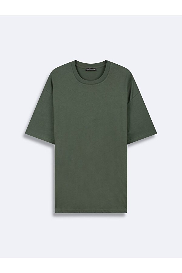 Oversıze Yeşil T-shırt