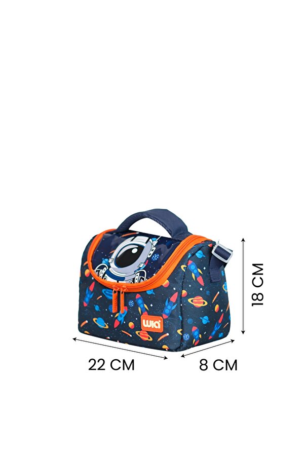 Astronot Erkek Çocuk Çanta Seti Lacivert