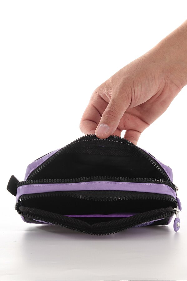 Rlx-123  İki gözlü Kalemlik Kalem Kutusu MOR