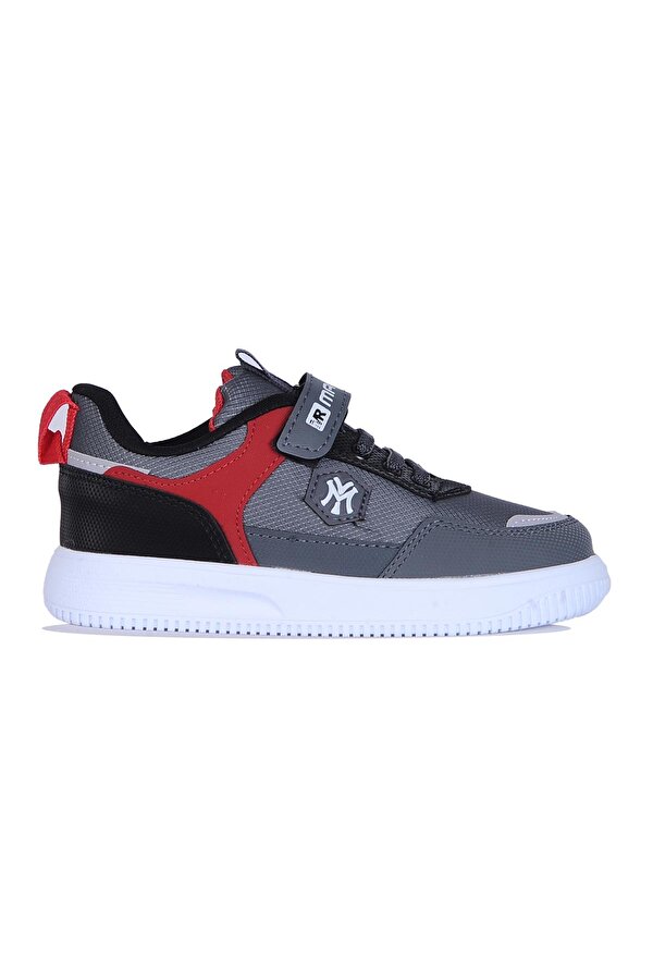 501 Cilt Füme-Krmz Erkek Çocuk Sneaker Spor Ayakkabı