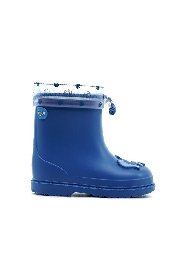 İGOR BIMBI ELEFANTE UNISEX ÇOCUK YAĞMUR ÇİZMESİ (22-28)  22K KW-10242 PU MAVİ