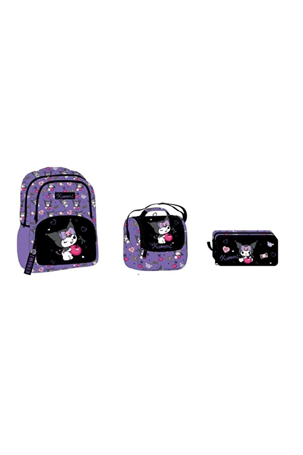 Kuromi Okul Çantası Seti (3 parça)