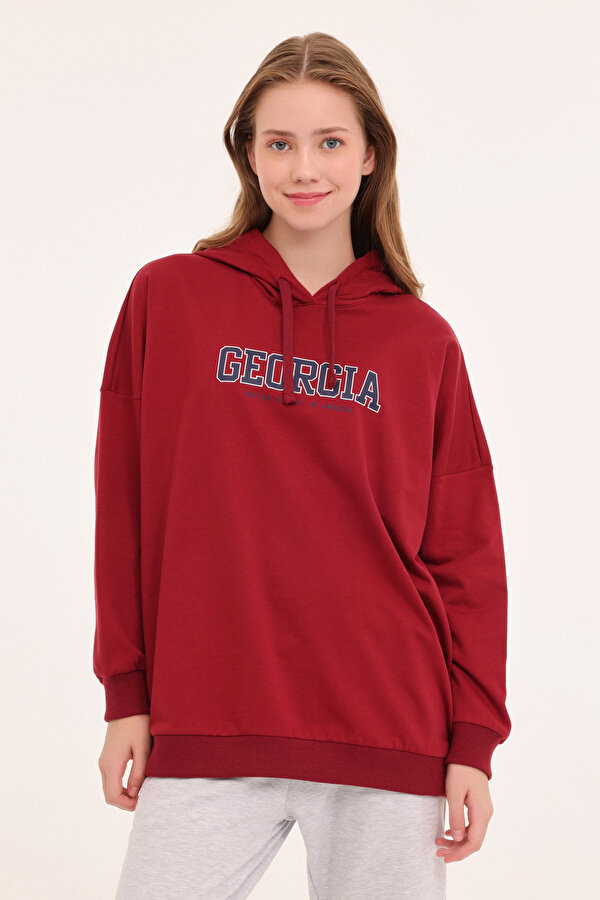 WL LYRA-YD 17LYRA01 4PR Bordo Kadın Sweatshirt