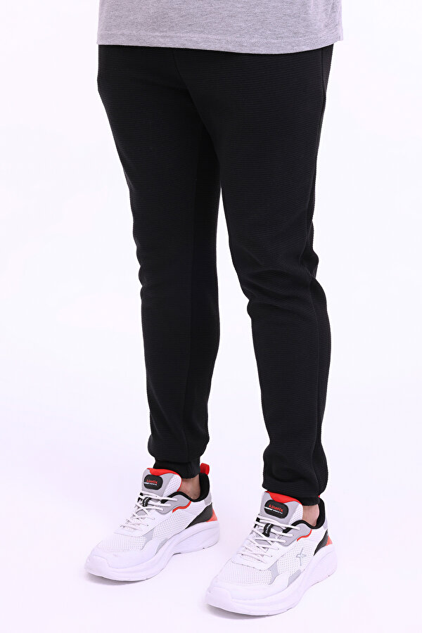 MR OTN226 JOGGER 4PR Siyah Erkek Eşofman Altı