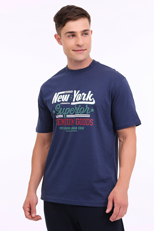 ML MIKE 11CTY107 4PR Lacivert Erkek Kısa Kol T-Shirt