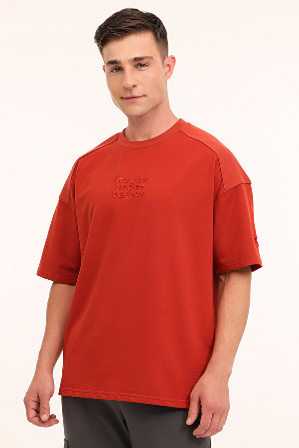 M-HORTON T-SH 4PR Bordo Erkek Kısa Kol T-Shirt