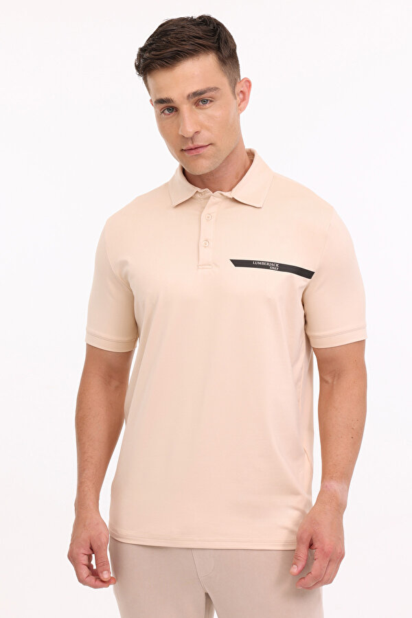 ML ZUHN 12ITL523 4PR Bej Erkek Kısa Kol T-Shirt