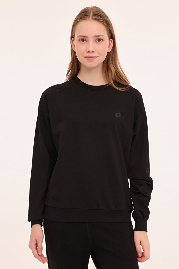 W-GIOVE C NECK SWT 4PR Siyah Kadın Sweatshirt