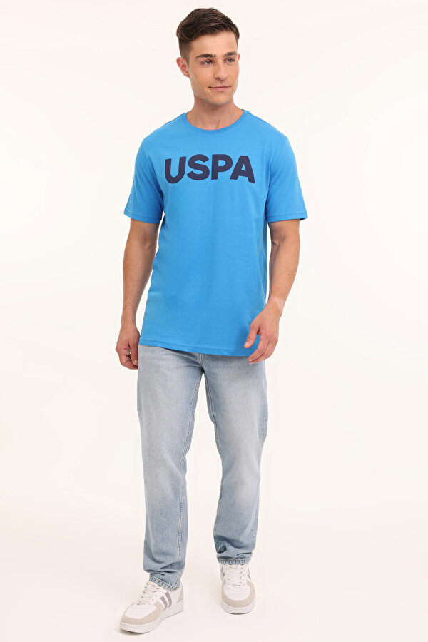 GEARTIY024 T-Shirt Saks Erkek Kısa Kol T-Shirt