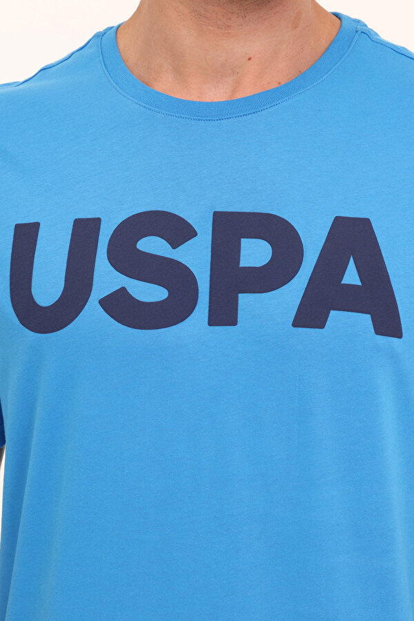 GEARTIY024 T-Shirt Saks Erkek Kısa Kol T-Shirt