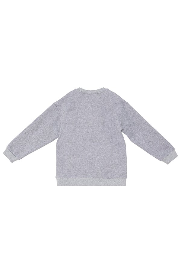 Just Smile Erkek Çocuk Gri Sweatshirt
