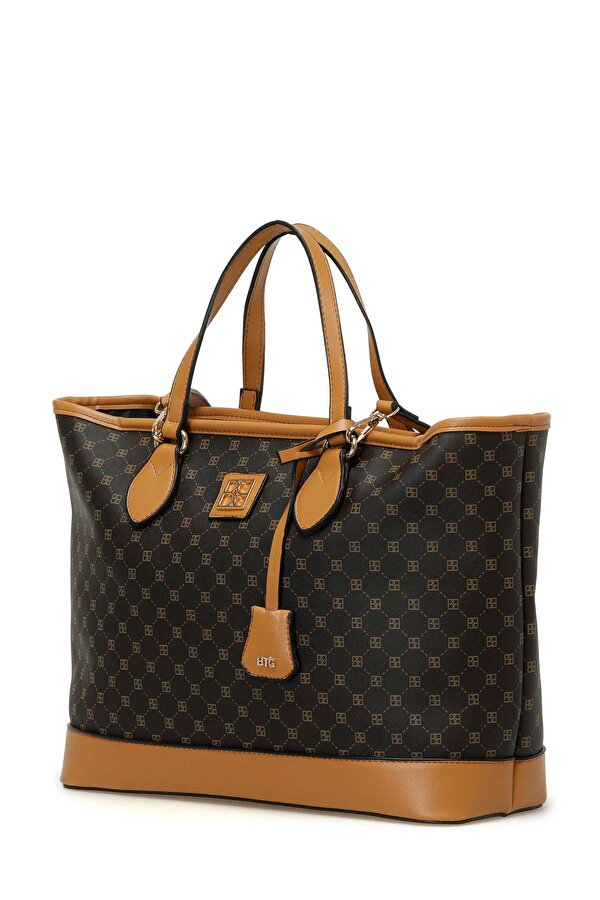 MNG GS OMZ 4PR KAHVE MULTI Kadın Omuz Çantası