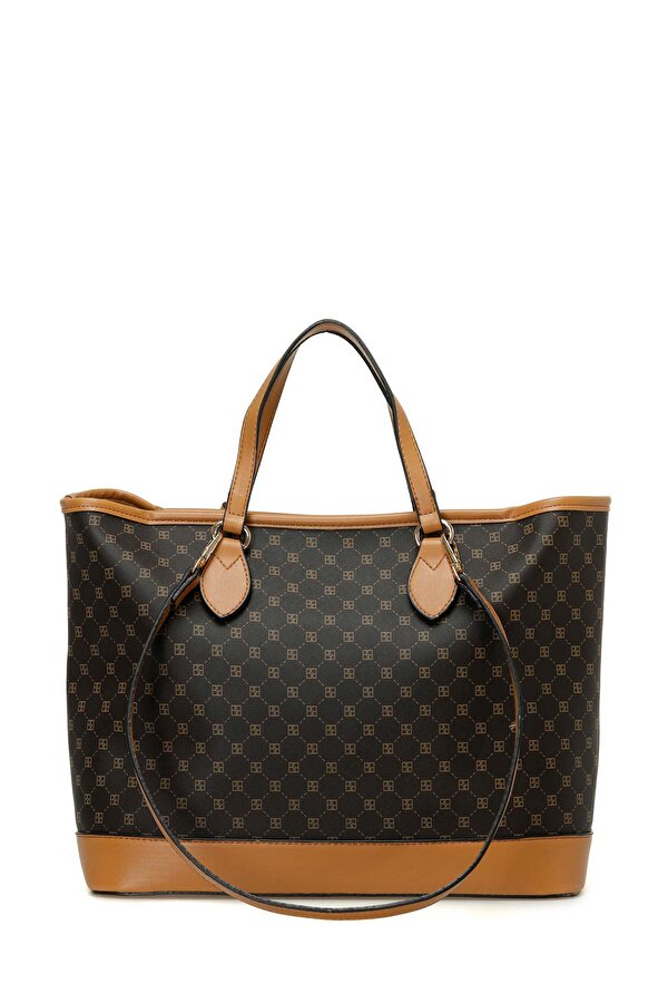 MNG GS OMZ 4PR KAHVE MULTI Kadın Omuz Çantası