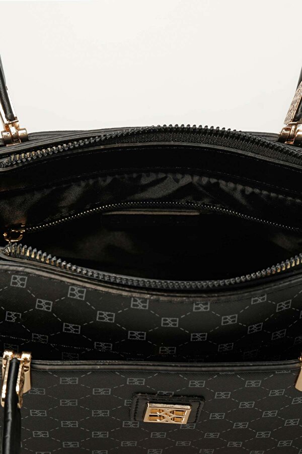 MNG BOLMELI EL 4PR Siyah Kadın El Çantası