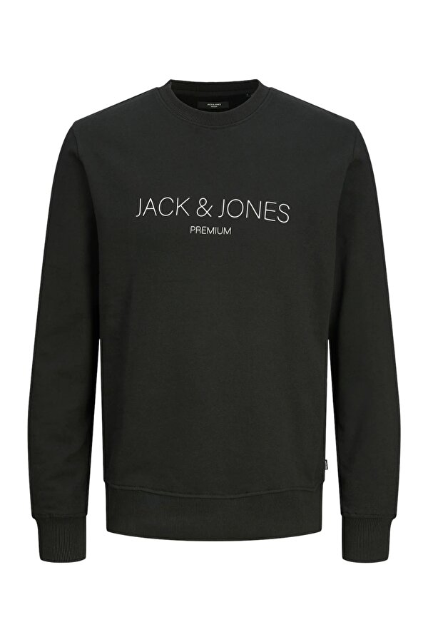 Erkek Jprblajared Bisiklet Yaka %100 Pamuk Sweatshirt 12261873 Siyah