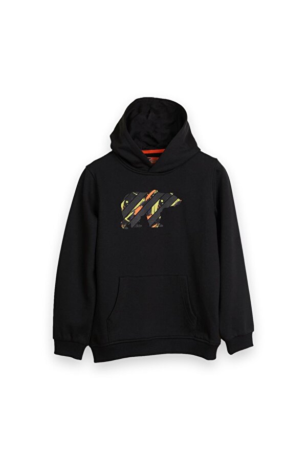 24.06.12.009 Mono Hoodie Jr Siyah Erkek Çocuk Sweatshirt