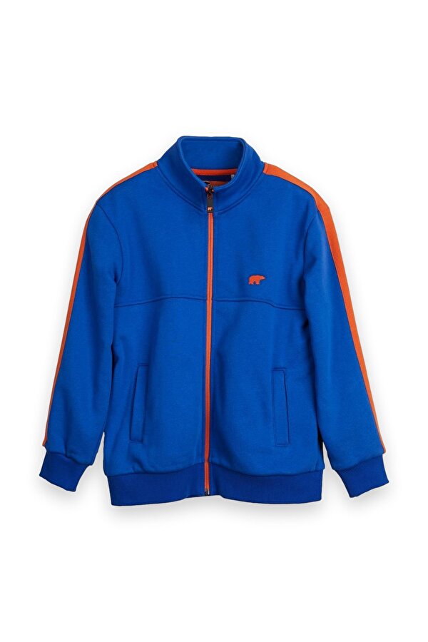 24.06.12.002 Harvey Full Zip Jr Mavi Erkek Çocuk Ceket