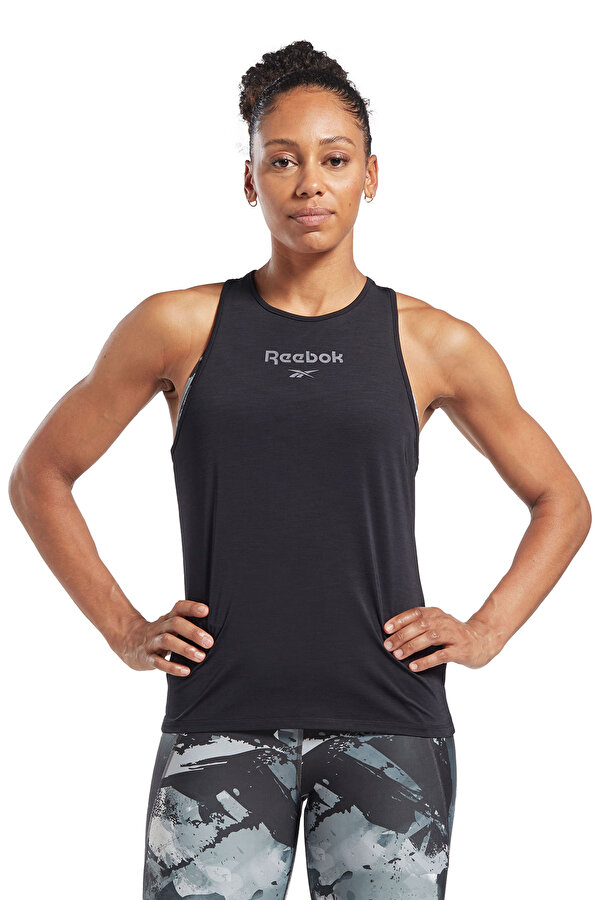 Reebok Ac Graphic Tank Черный Женщина Майка