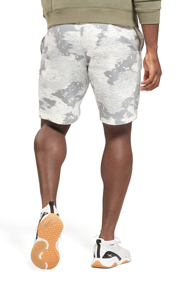 Reebok Ri Modern Camo Shor Бежевый Мужчина Шорты