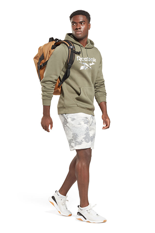 Reebok Ri Modern Camo Shor Бежевый Мужчина Шорты