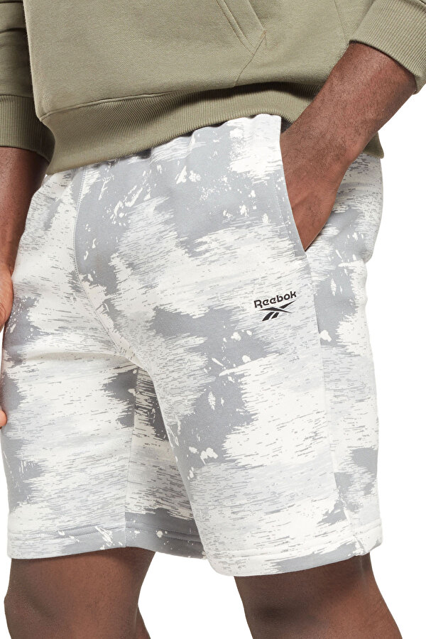Reebok Ri Modern Camo Shor Бежевый Мужчина Шорты